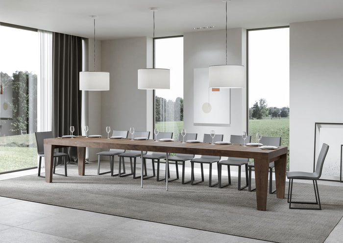 Tavolo allungabile 90x180/440 cm Pimbo Premium noce