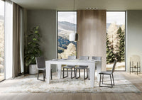 Tavolo allungabile 90x200/460 cm Pimbo Premium bianco frassino