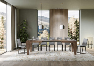 Tavolo allungabile 90x200/304 cm Pimbo noce