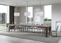 Tavolo allungabile 90x200/460 cm Pimbo noce