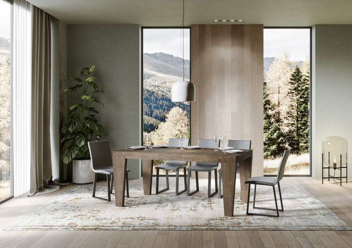 Tavolo allungabile 90x160/264 cm Pimbo Noce