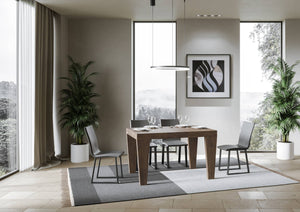 Tavolo allungabile 90x140/244 cm Pimbo Noce