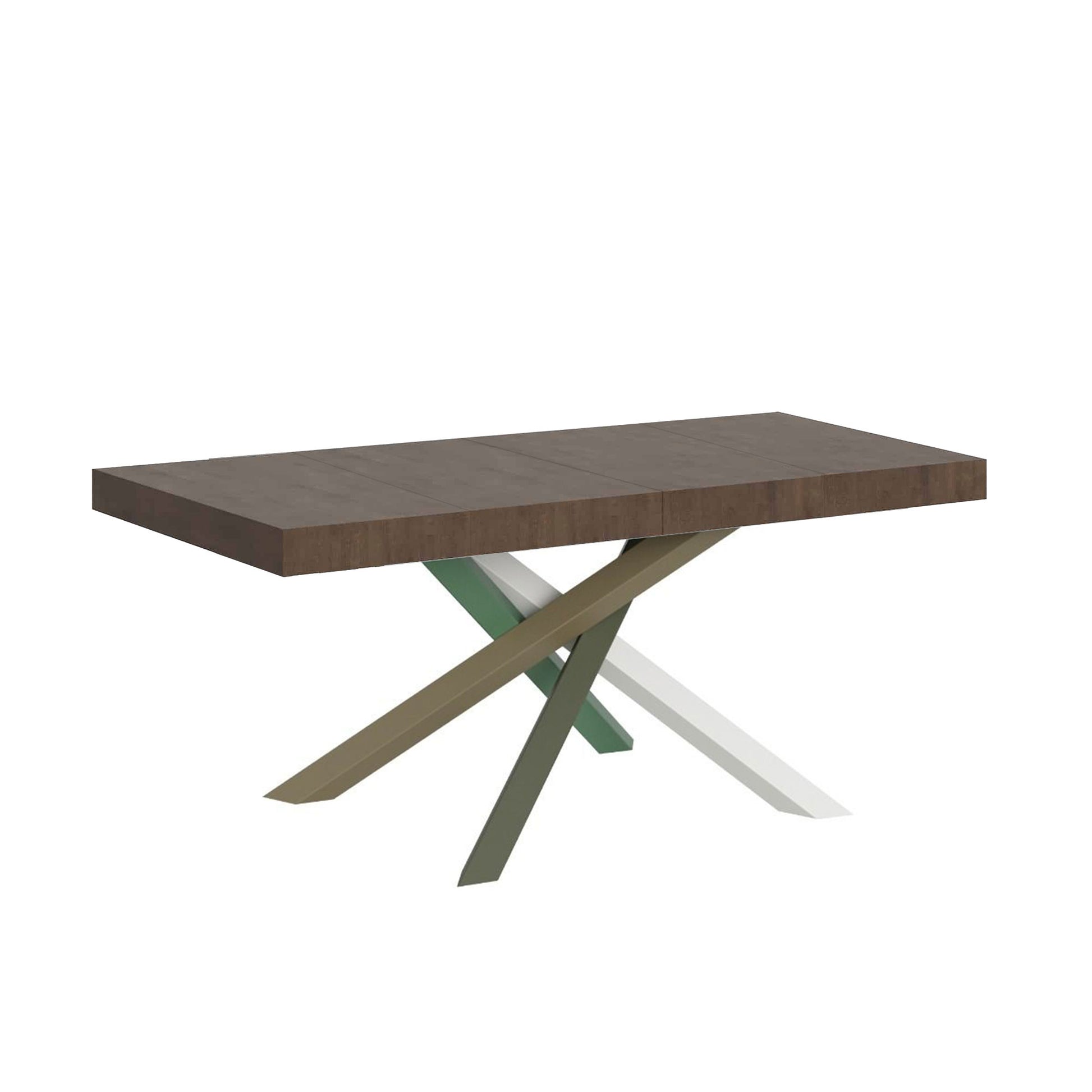 Tavolo allungabile 90x120/224 cm Volta Premium Noce telaio 4/A