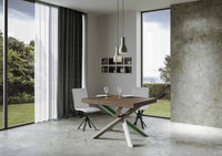 Tavolo allungabile 90x130/390 cm Volta Premium noce telaio 4/A