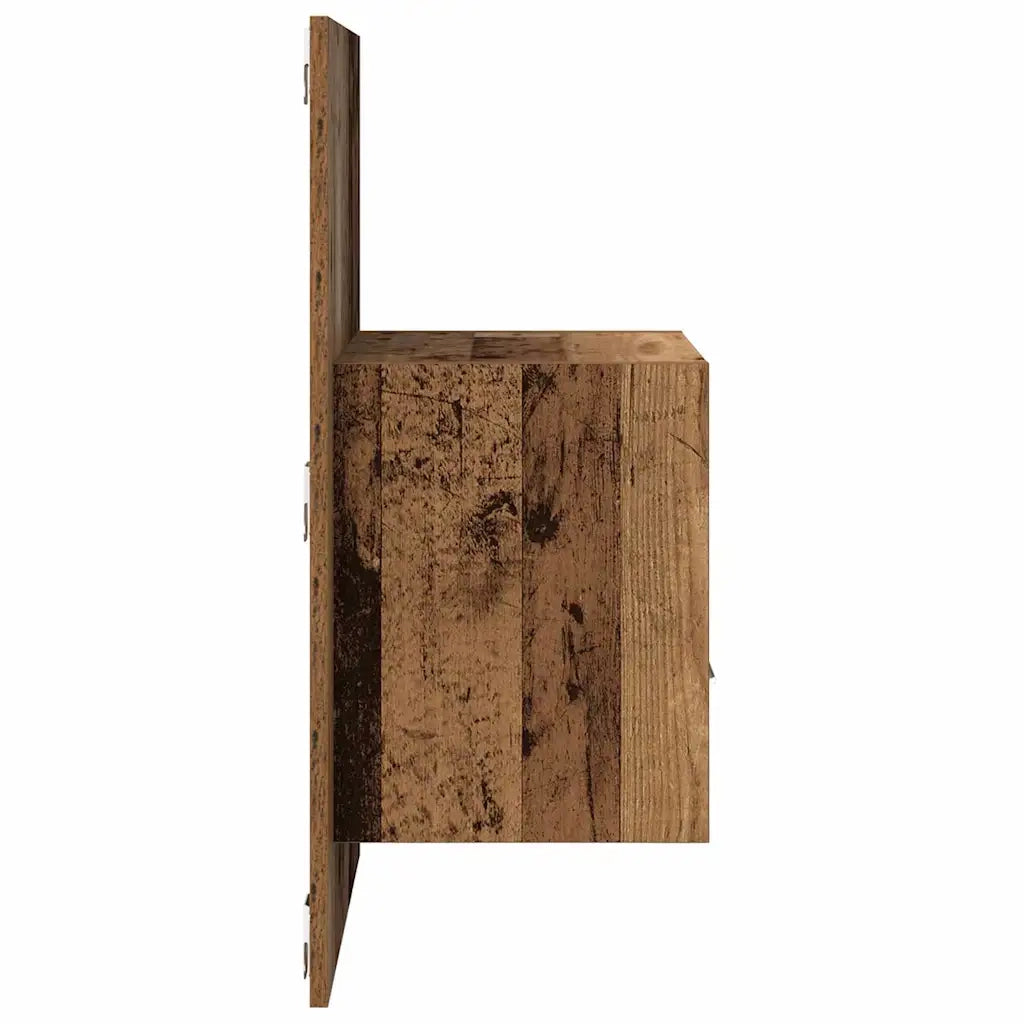 Armadio da Notte 2 pcs Legno vecchio 50 x 32.5 x 80cm 880495