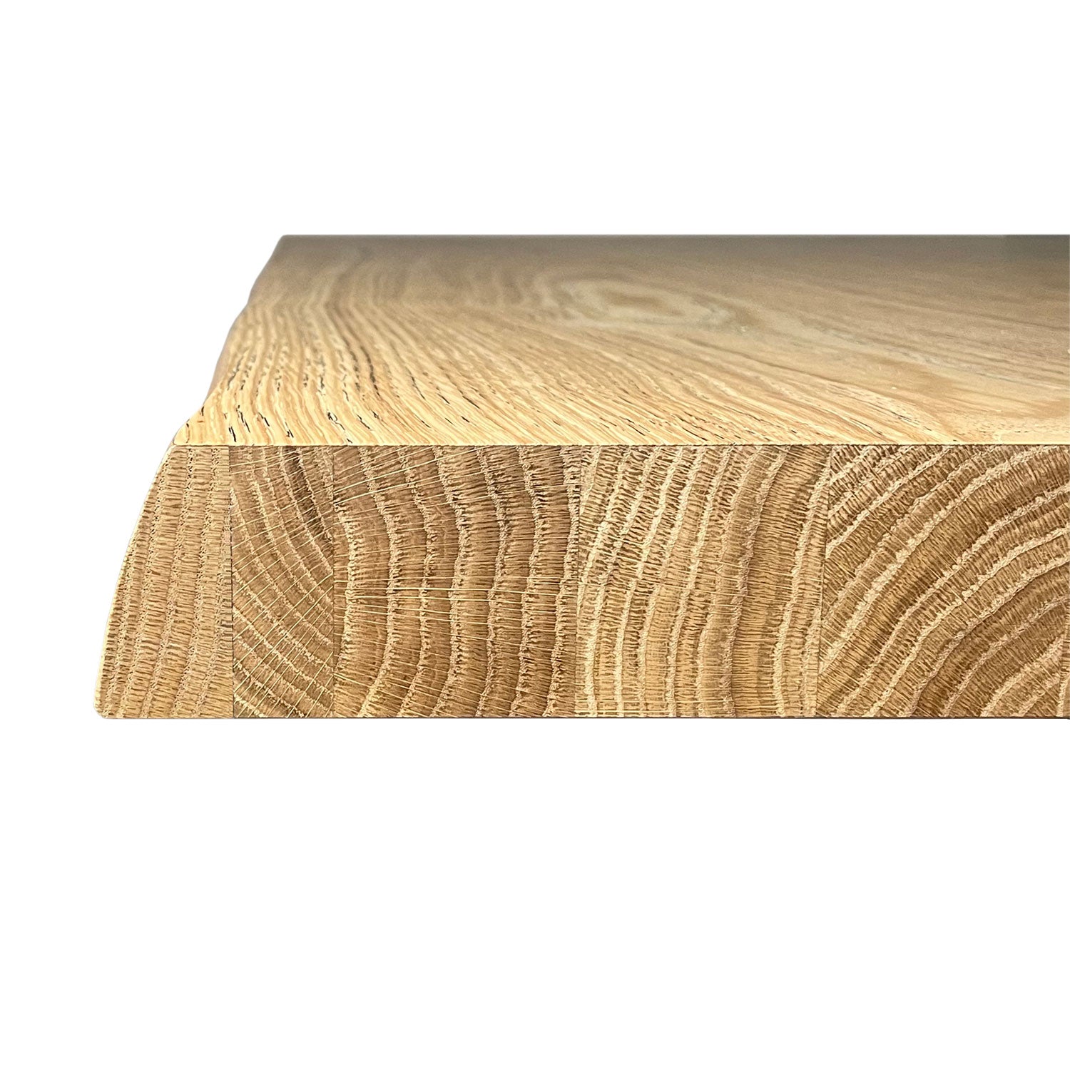 Tavolo fisso 90x140 cm Vindral scortecciato rovere gambe antracite