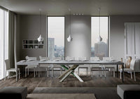 Tavolo allungabile 90x180/440 cm Volta Cemento telaio 4/A