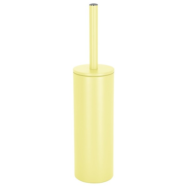 Scopino Wc con supporto acciaio AKIRA giallo opaco