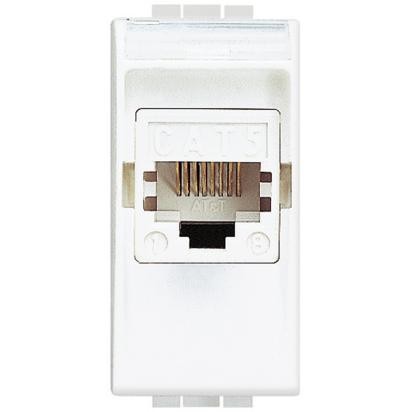 Bticino Livinglight connettore RJ45 110 UTP cat6E - Bianco N4261AT6