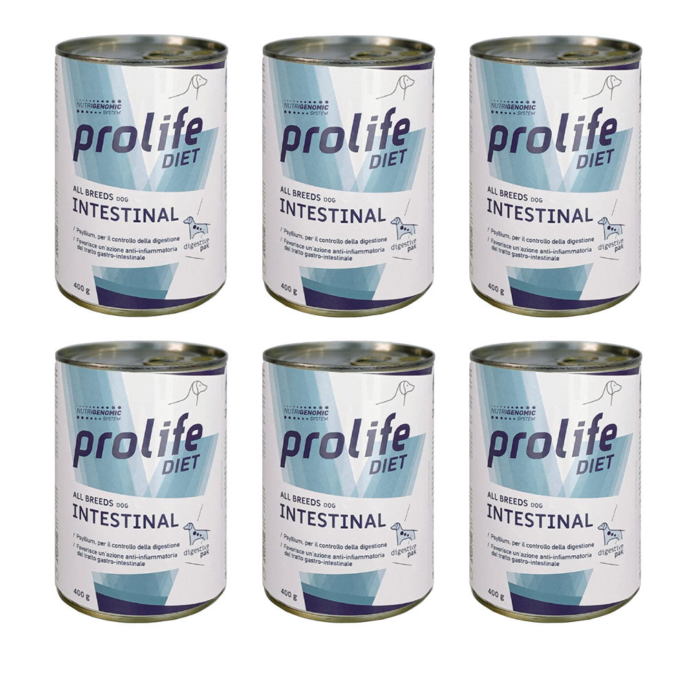 PROLIFE UMIDO CANE INTESTINAL 6 SCATOLETTE DA 400 GR