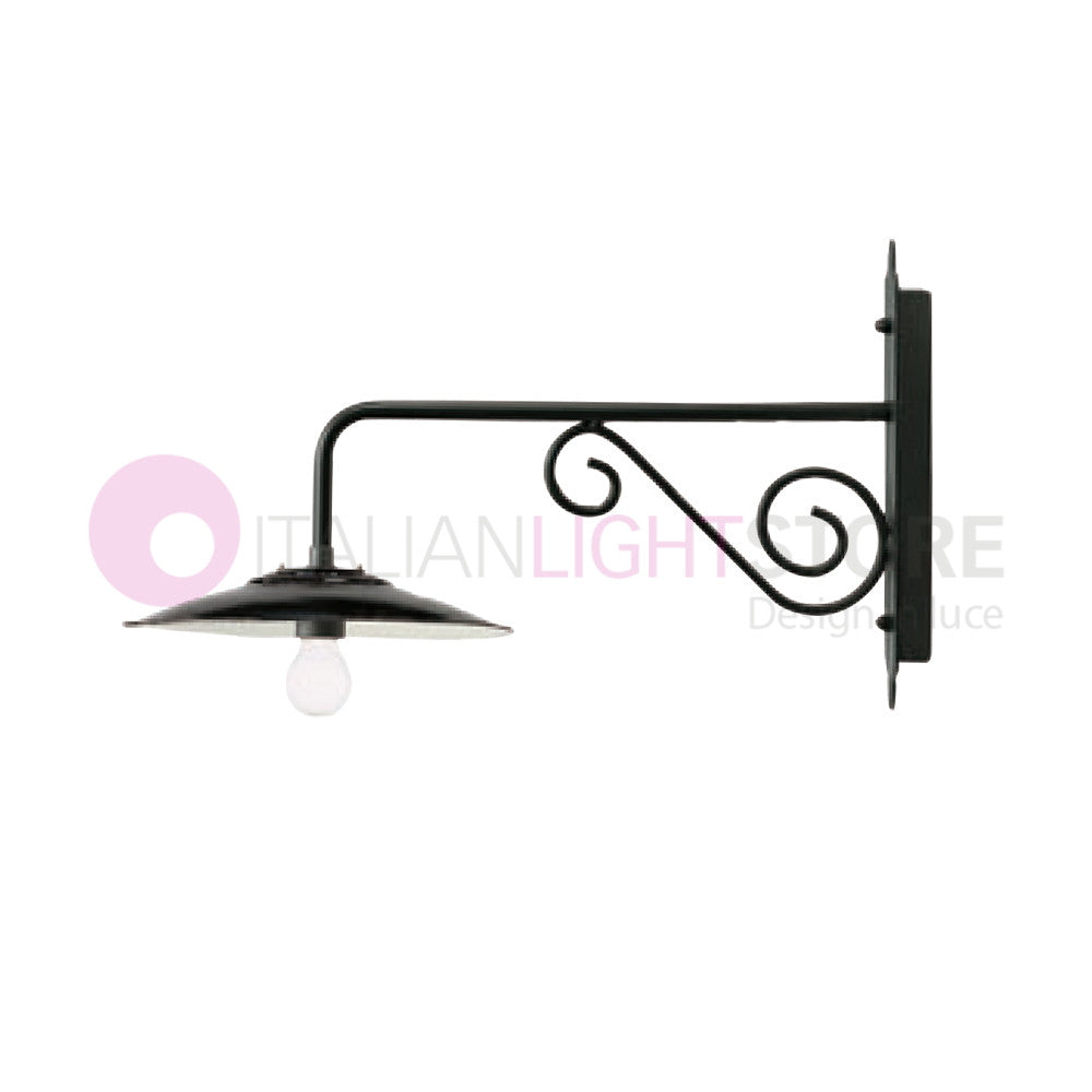 BORGO Applique per Esterni con Braccio Sporgente L. 65 Cm
