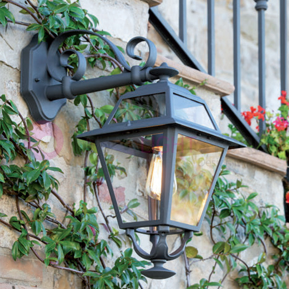 ELEGANCE Lanterna Grande da Parete Design Tradizionale