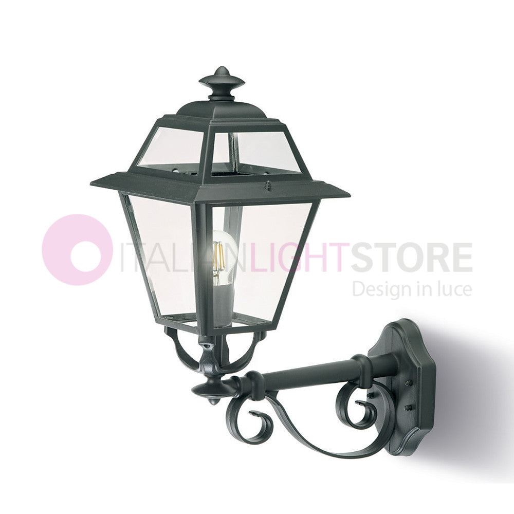 ELEGANCE Lanterna Grande da Parete Design Tradizionale