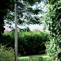 ANTIQUE Lampione Grafite a 1 Luce Design Tradizionale