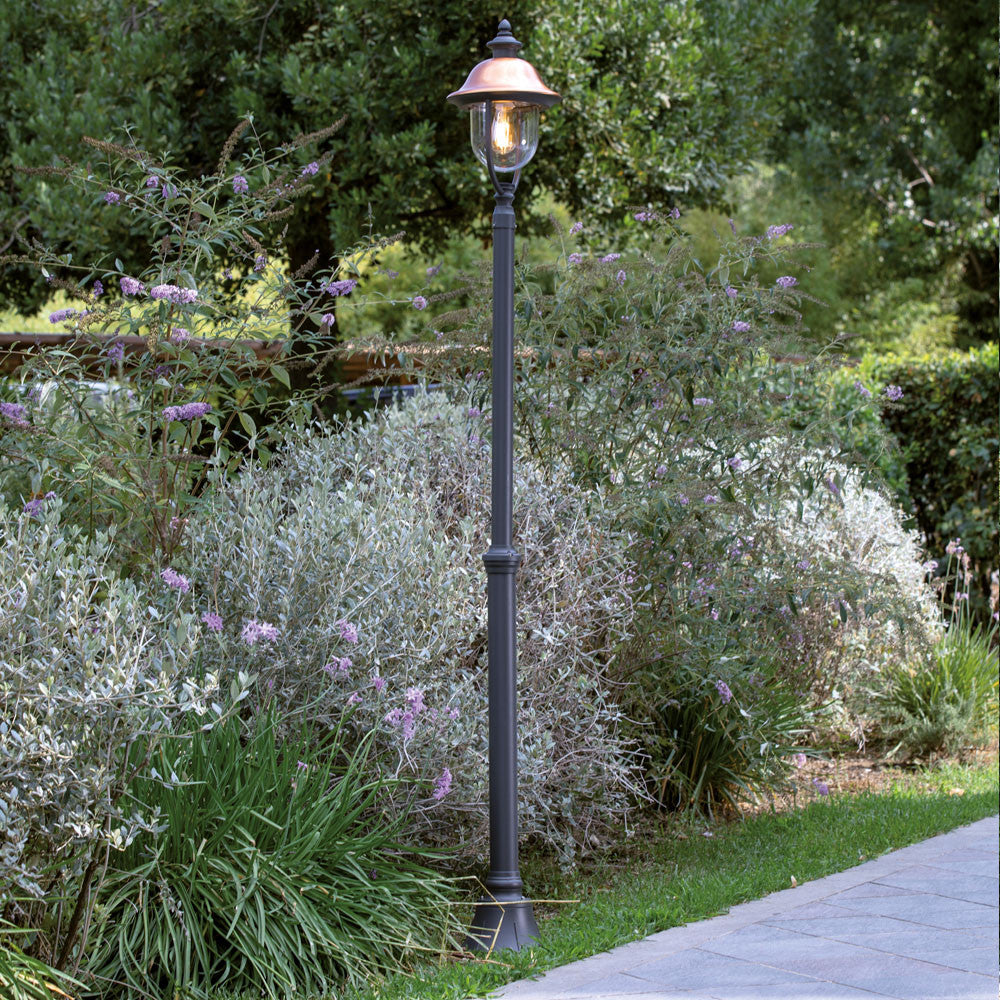 RUSTICA Palo Telescopico con Cappello in Rame