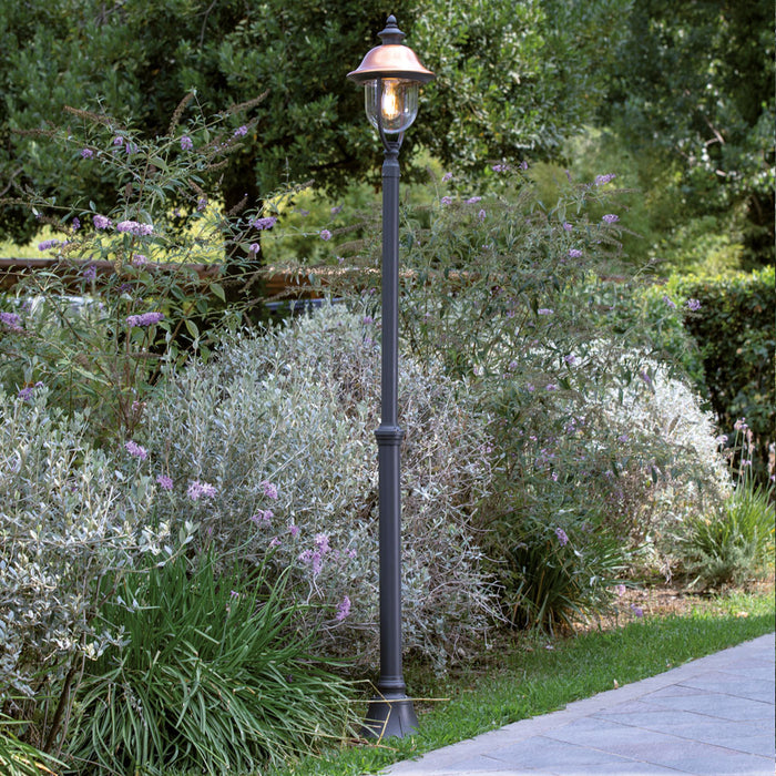 RUSTICA Palo Telescopico con Cappello in Rame