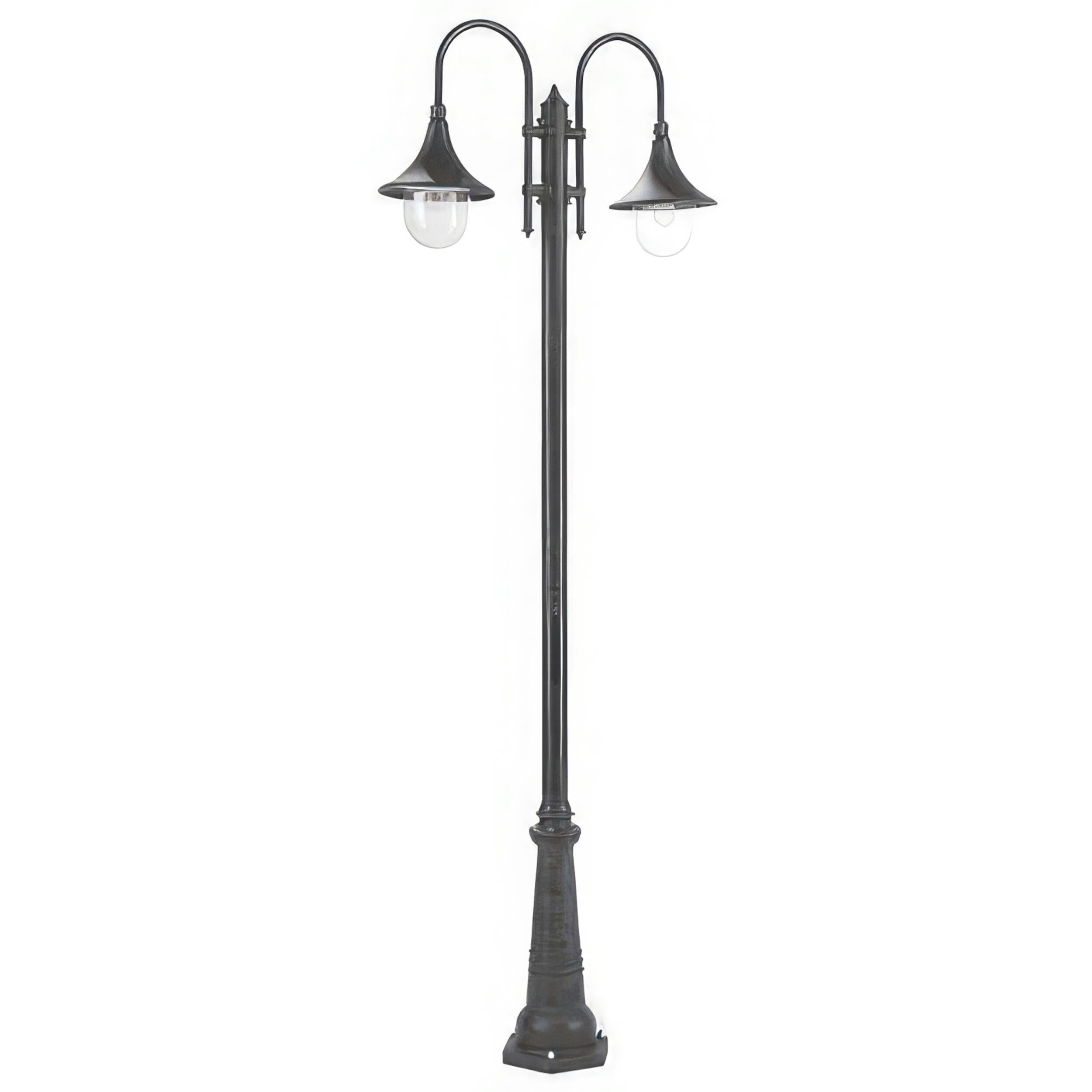 LAMPARA Lampione a 2 Luci H.244 Design Tradizionale