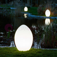 EGG Lampada da Terra per Esterni H.65 Arredo Giardino