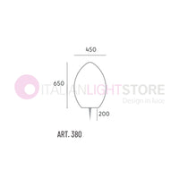 EGG Lampada da Terra per Esterni H.65 Arredo Giardino