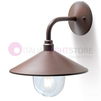 SPECTRE CORTEN Lampada da Parete per Esterni D. 27