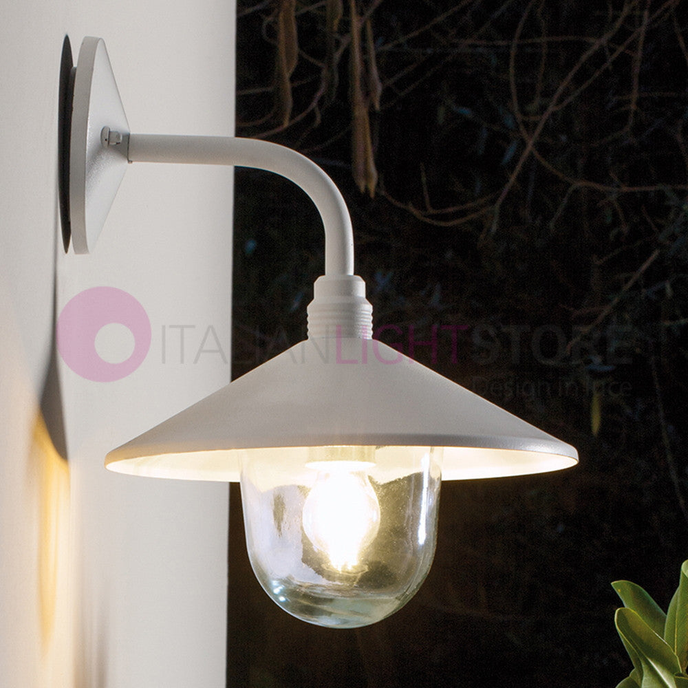 SPECTRE BIANCO Lampada da Parete per Esterni D. 27
