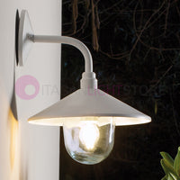 SPECTRE BIANCO Lampada da Parete per Esterni D. 27