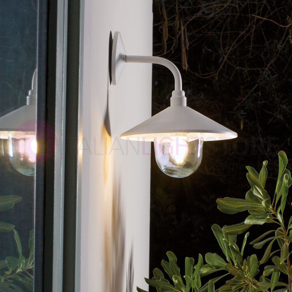 SPECTRE BIANCO Lampada da Parete per Esterni D. 27