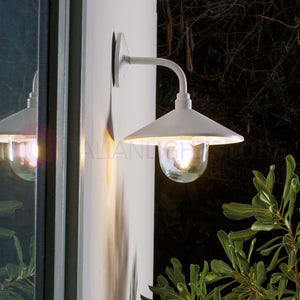 SPECTRE BIANCO Lampada da Parete per Esterni D. 27