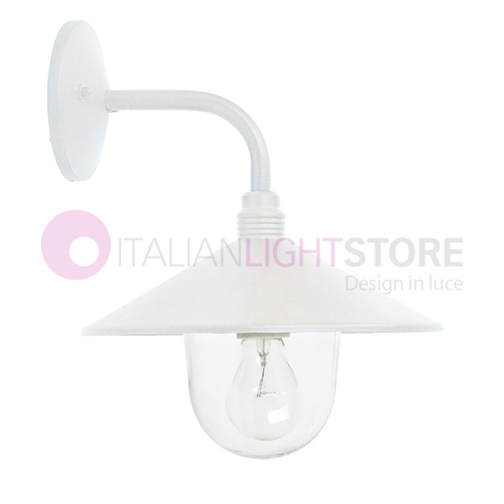 SPECTRE BIANCO Lampada da Parete per Esterni D. 27