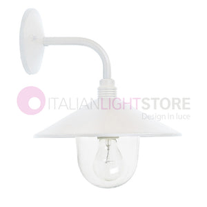 SPECTRE BIANCO Lampada da Parete per Esterni D. 27