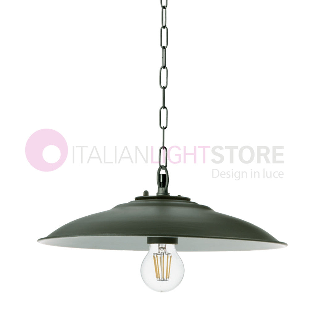 ANTIQUE Sospensione Piatto D.35 per Esterni Design Tradizionale