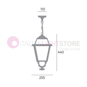 ELEGANCE Lanterna Grande a Sospensione Design Tradizionale