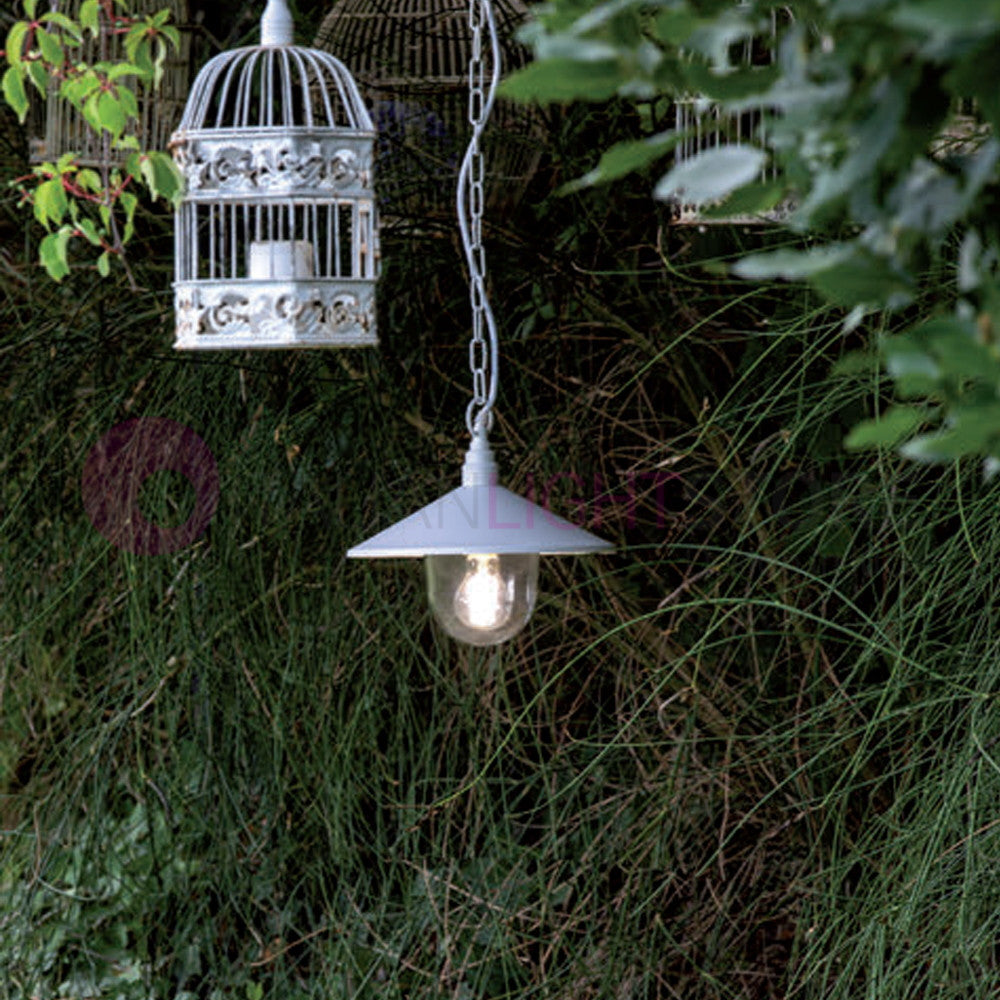 SPECTRE BIANCO Lampada a Sospensione per Esterni D. 27