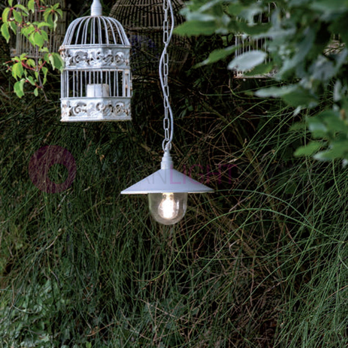 SPECTRE BIANCO Lampada a Sospensione per Esterni D. 27