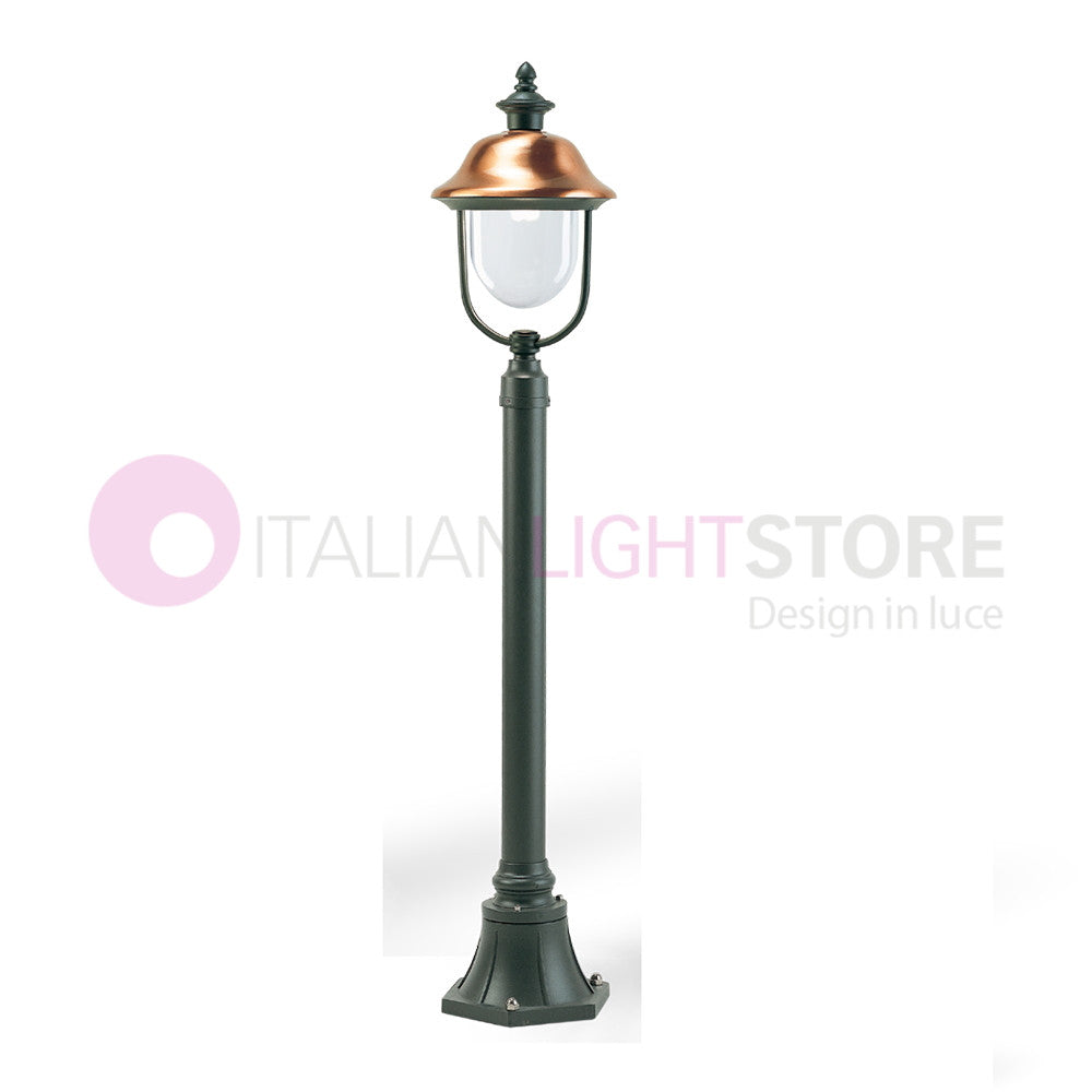 RUSTICA Paletto da Giardino con Cappello in Rame