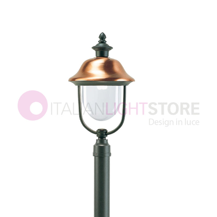 RUSTICA Paletto da Giardino con Cappello in Rame