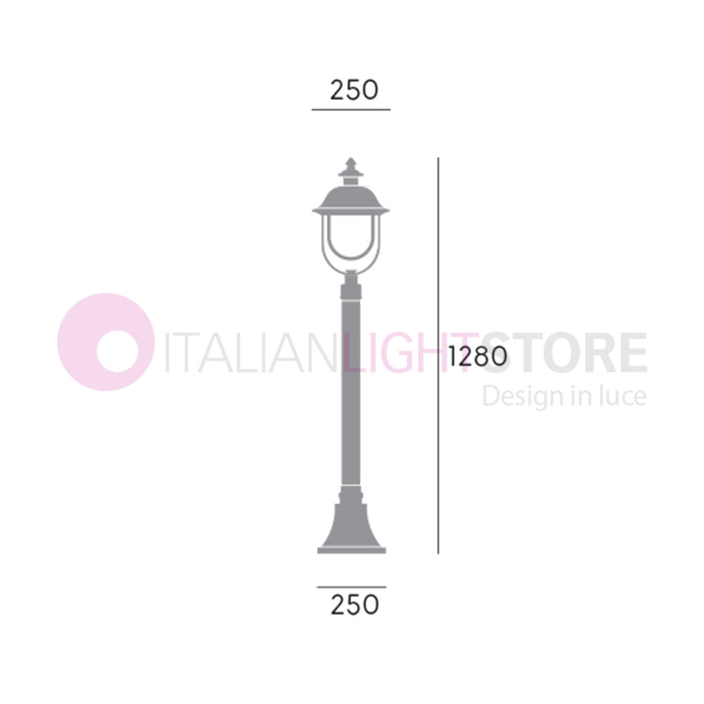 RUSTICA Paletto da Giardino con Cappello in Rame