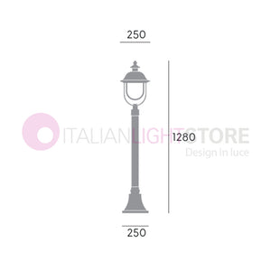 RUSTICA Paletto da Giardino con Cappello in Rame