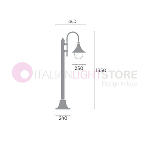 LAMPARA Lampioncino a 1 Luce H.135 Design Tradizionale