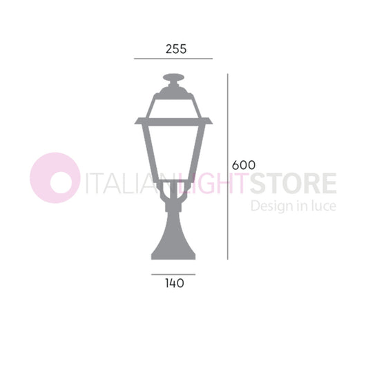 ELEGANCE Lanterna Grande da Cancello Design Tradizionale