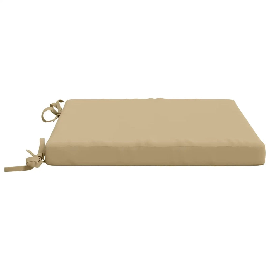 Cuscini per Sedia in 4 Pezzi SOEST 4 pz 100% Poliestere Beige 944366