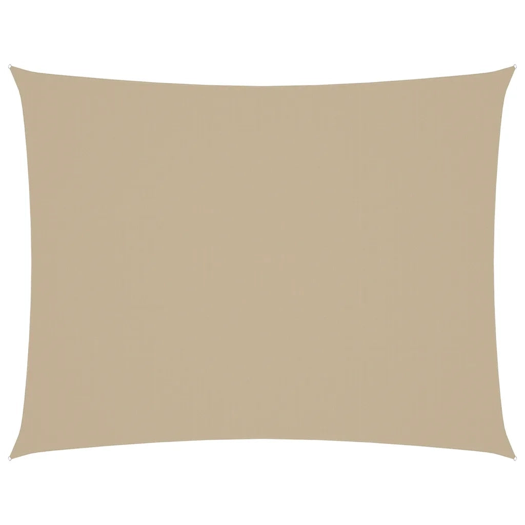 Parasole a Vela Oxford Rettangolare 2x3 m Beige