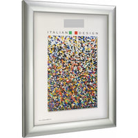 CORNICE PIATTA 13X18CM ARGENTO SPAZZOLATO