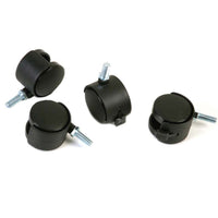 SET 4 RUOTE IN NYLON PER MONTANTI D.25MM