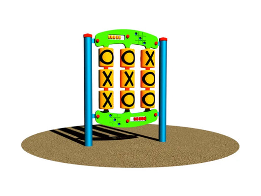 Pannello Sensoriale Tris 294 Giochipark acciaio PEHD EN 1176 A~89mm 3-8 anni