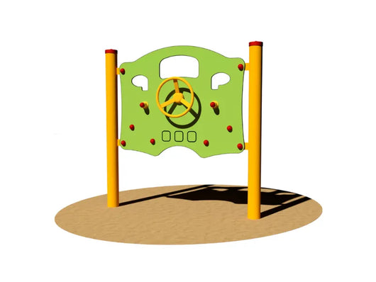 Pannello Giochipark Supercar 301 acciaio A~89mm HPL gioco inclusivo 3-8 anni