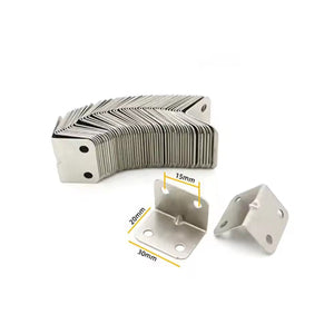 Piastra Metallica a 90° di Giunzione - 30x20 mm