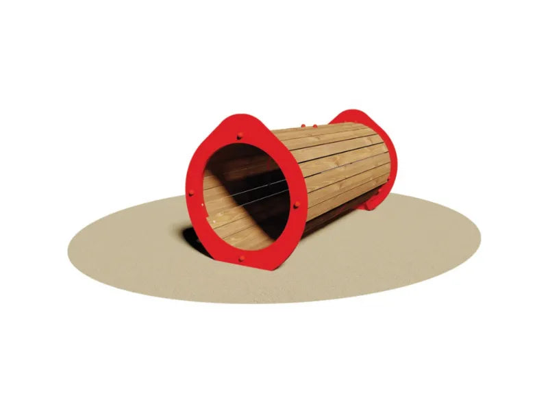 Tunnel Gallery 818 Giochipark legno e acciaio EN 1176 2-8 anni 208x91x102h