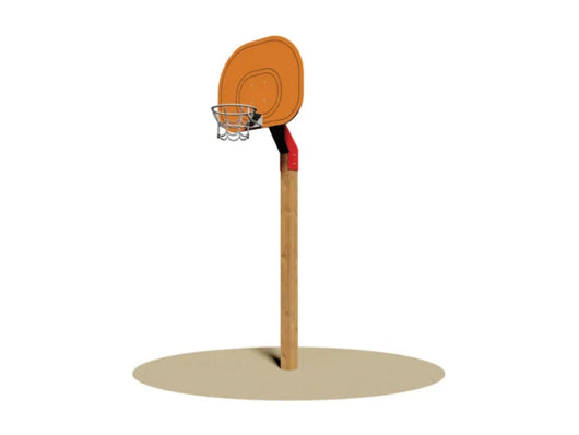 Canestro Super Basket Giochipark legno pino HPL acciaio zincato EN 1176