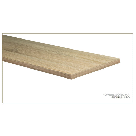 RIPIANO STONDATO ROVERE SONOMA CM. 2.5X25X80